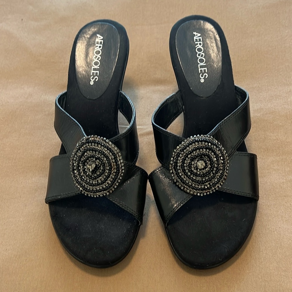 Aerosoles Luna eclipse leather upper